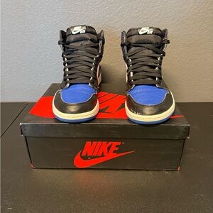 Nike Air Jordan 1 Retro High OG “Royal Toe” (2020) – Men’s Size 9